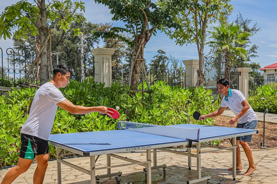 Bóng bàn ngoài trời và bóng rổ