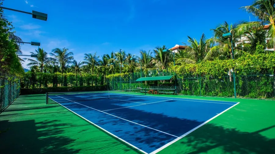 Ảnh Sân tennis có đèn chiếu sáng